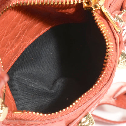 Balenciaga Agneau Giant 12 Gold Hardware Mini City Rouge Ambre 6 of 13