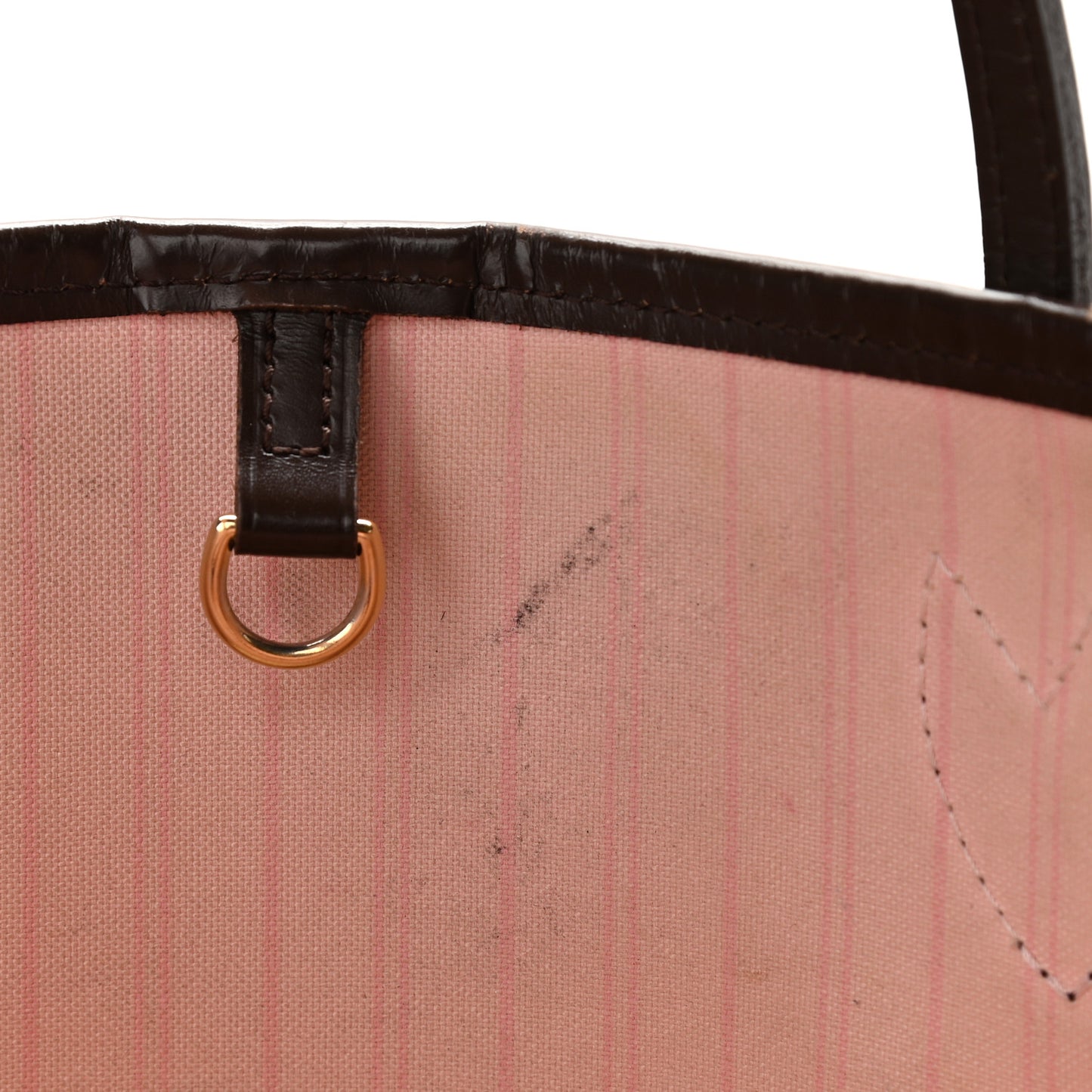 Damier Ebene Neo Neverfull MM Rose Ballerine