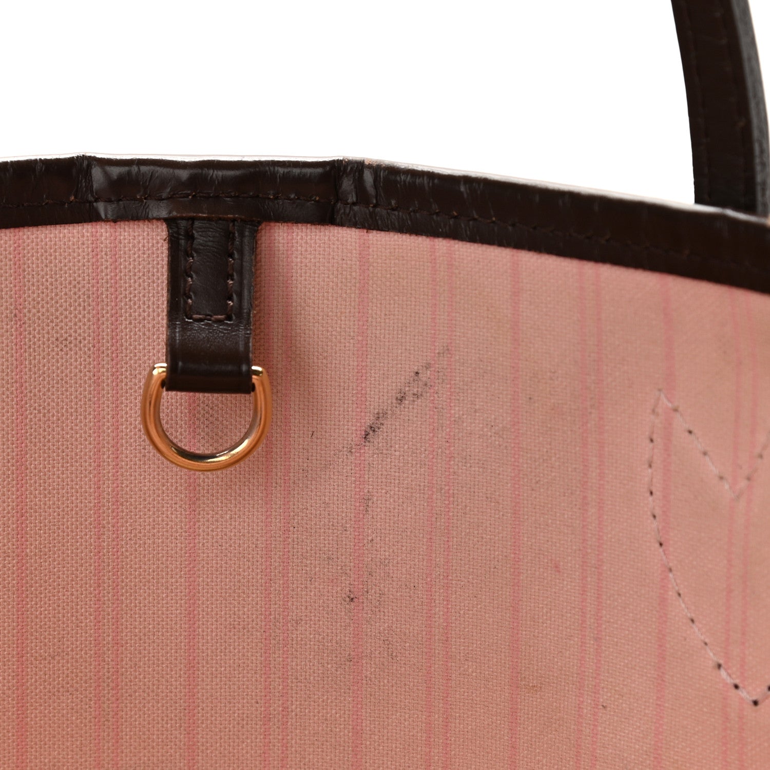 Louis Vuitton Damier Ebene Neo Neverfull MM Rose Ballerine 13 of 14