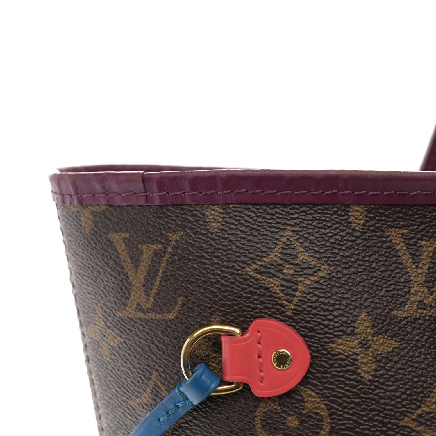 Louis Vuitton Monogram Totem Neverfull MM Magenta 14 of 14