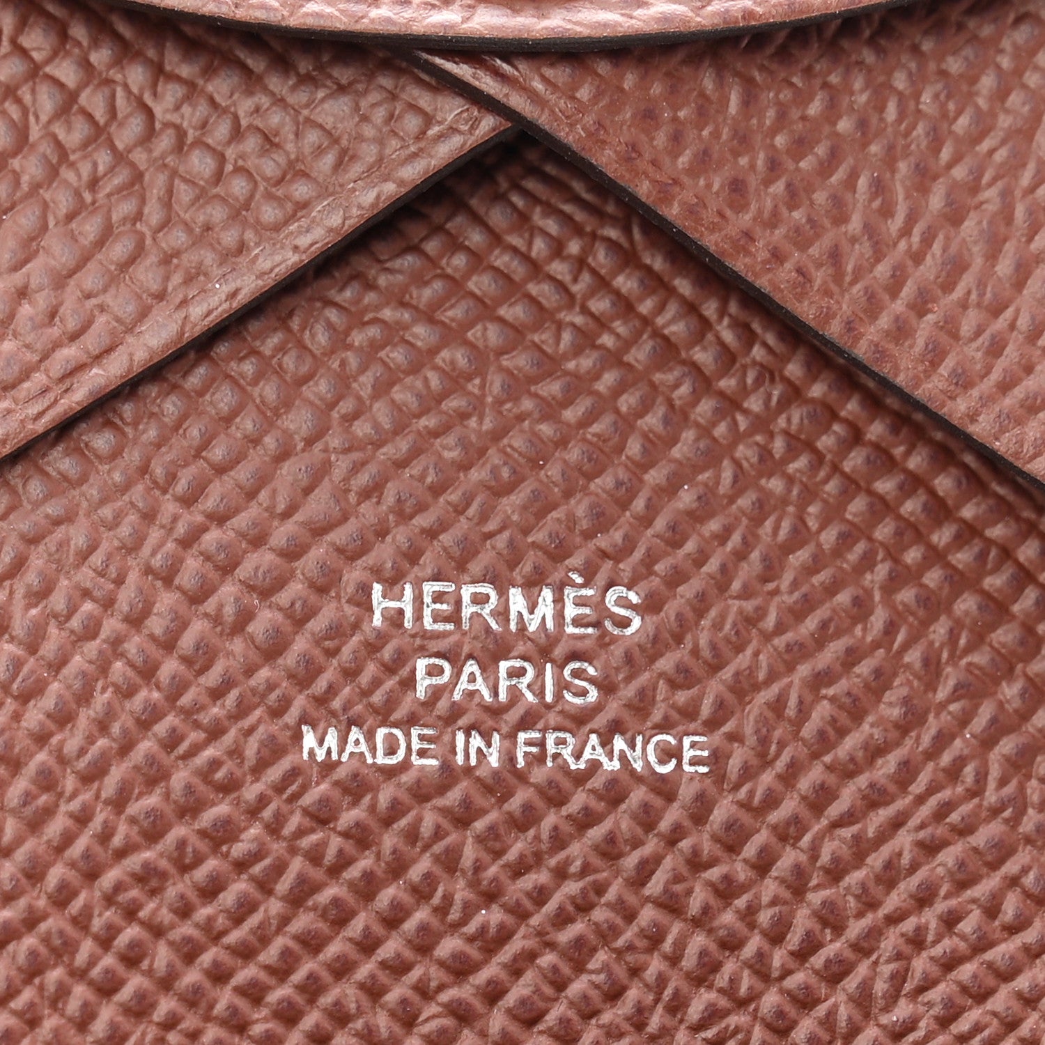Hermes Epsom Calvi Duo Card Case Terre 7 of 8