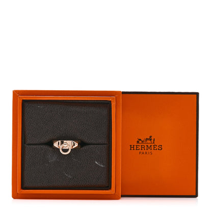 Hermes 18K Rose Gold PM Collier De Chien Ring 49 5 5 of 5