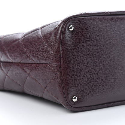 Chanel Caviar Quilted Timeless CC Soft Tote Bordeaux 9 of 11