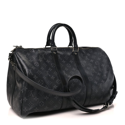 Louis Vuitton Monogram Eclipse Keepall Bandouliere 45 2 of 9