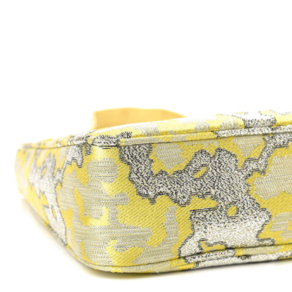 Prada Broccato Mini Re-Edition 2000 Bag Limone Lurex 5 of 10