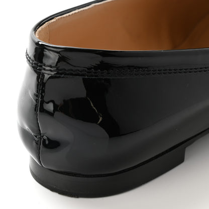 Chanel Patent CC Mocassin Loafers 42 Black 10 of 15