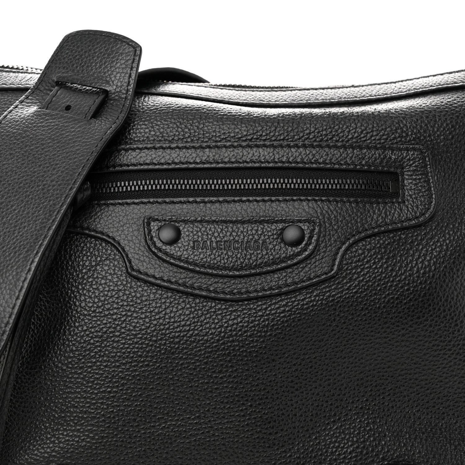 Balenciaga Grained Calfskin Black Hardware Small Neo Classic Hobo Black 8 of 13