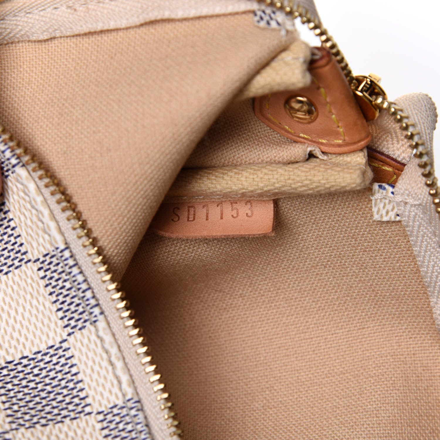 Louis Vuitton Damier Azur Eva Clutch 8 of 11