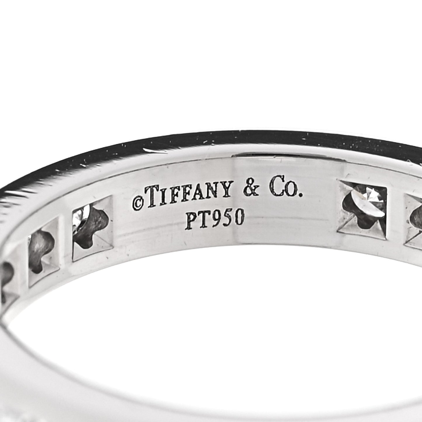 Platinum Diamond 2.5mm Full Circle Wedding Band Ring 48 4.5