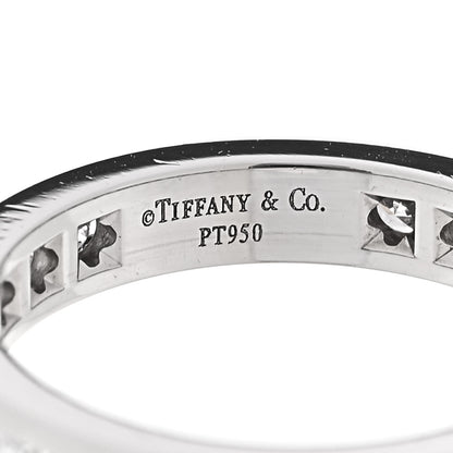 Tiffany Platinum Diamond 2.5mm Full Circle Wedding Band Ring 48 4.5 4 of 4