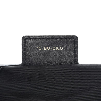 Christian Dior Lambskin Cannage Medium Delidior Flap Bag Black 7 of 7
