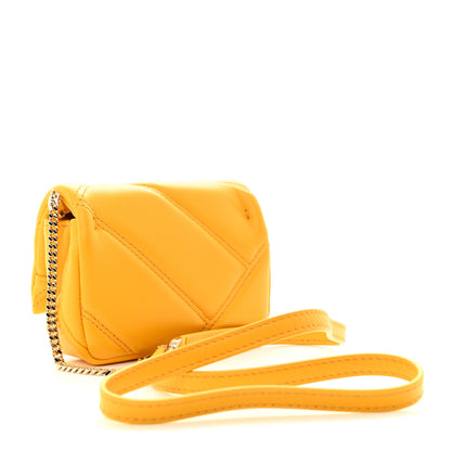 Bulgari Calfskin Serpenti Cabochon Micro Bag Yellow 3 of 10
