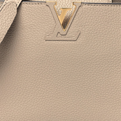 Louis Vuitton Taurillon Capucines BB Galet 7 of 9