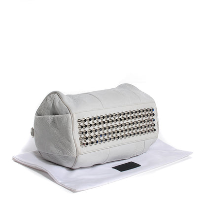 Alexander Wang Pebbled Lambskin Rocco Duffel White 4 of 6
