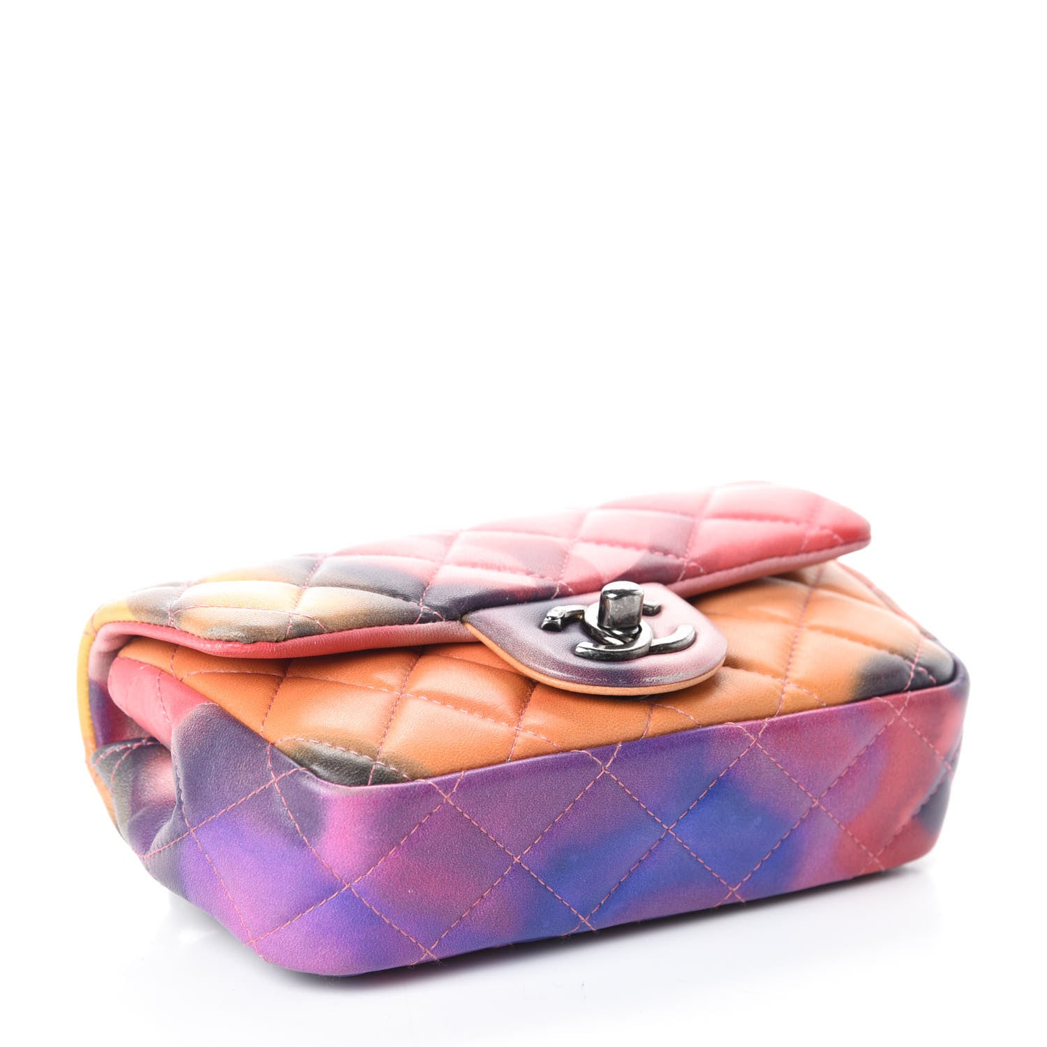 Chanel Lambskin Quilted Extra Mini Flower Power Flap Multicolor 4 of 9