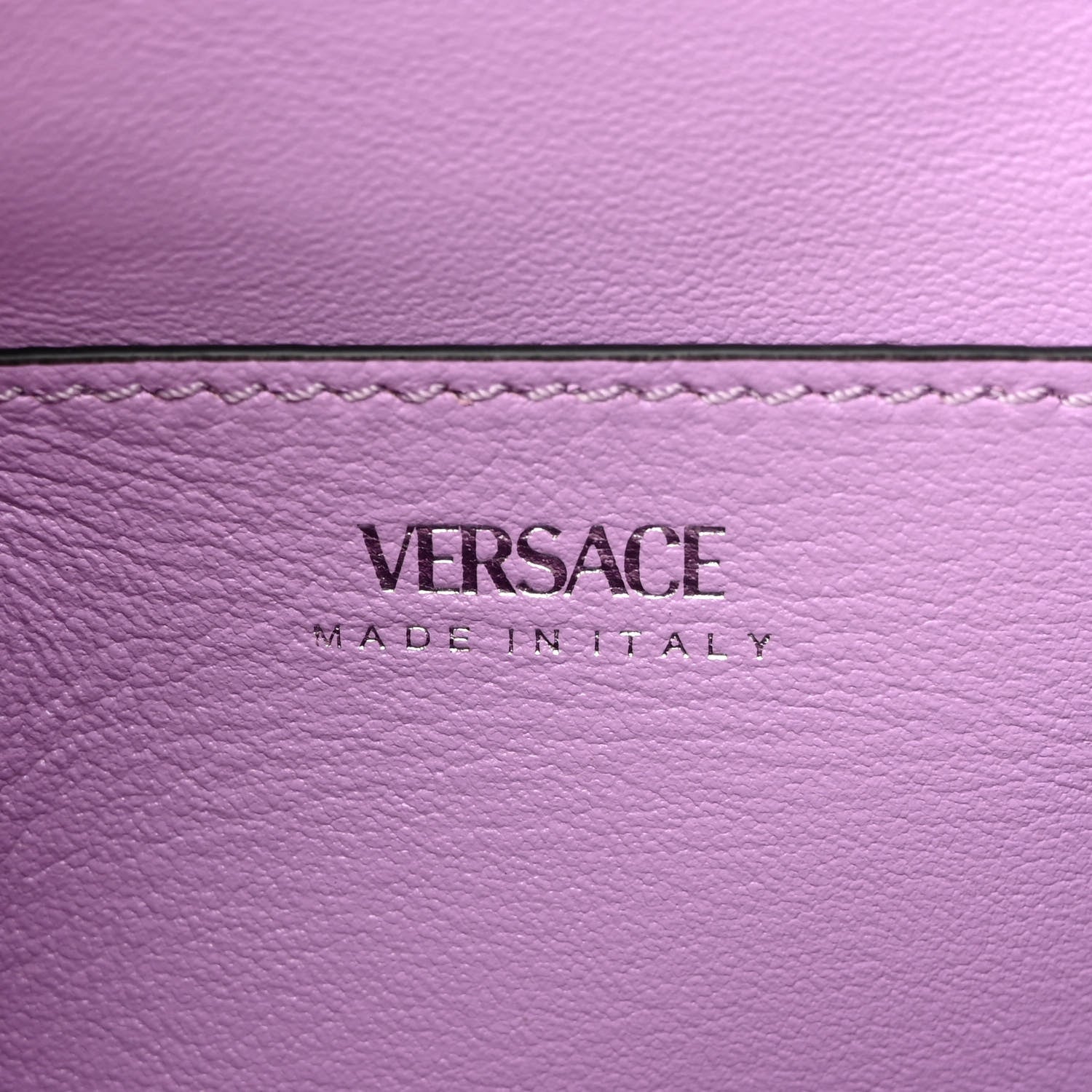 Versace Grained Calfskin Small Chain La Medusa Top Handle Bag Pink 6 of 12