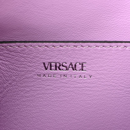 Versace Grained Calfskin Small Chain La Medusa Top Handle Bag Pink 6 of 12