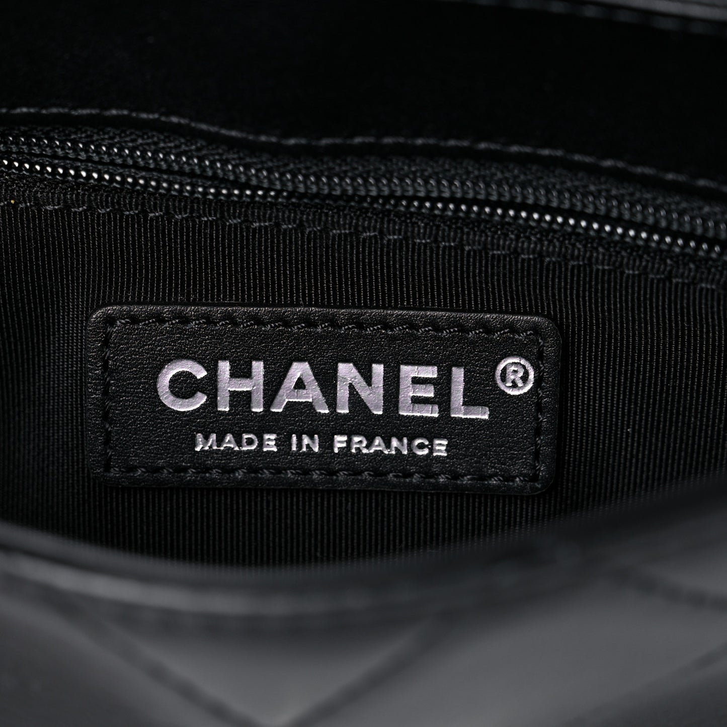 Lambskin Quilted CC Flap Black