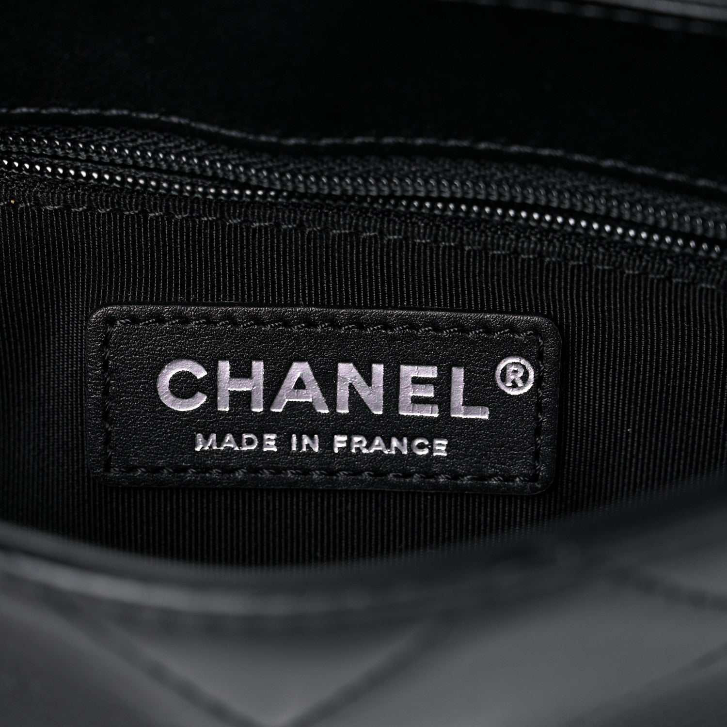 Chanel Lambskin Quilted CC Flap Black 6 of 9