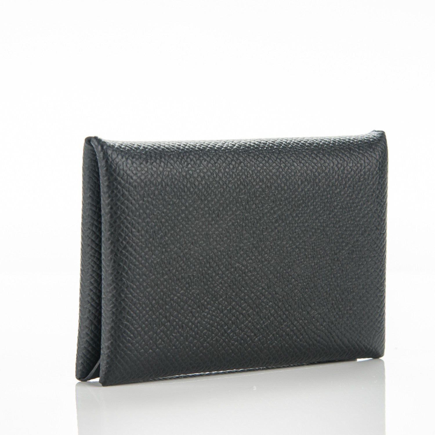 Hermes Epsom Calvi Card Case Black 3 of 7