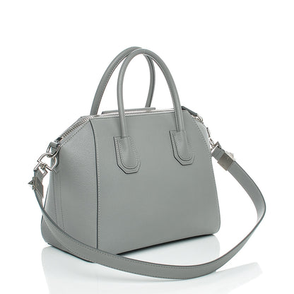 Givenchy Sugar Goatskin Small Antigona Pearl Grey 3 of 6