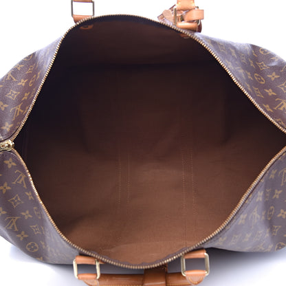 Louis Vuitton Monogram Keepall Bandouliere 55 5 of 13