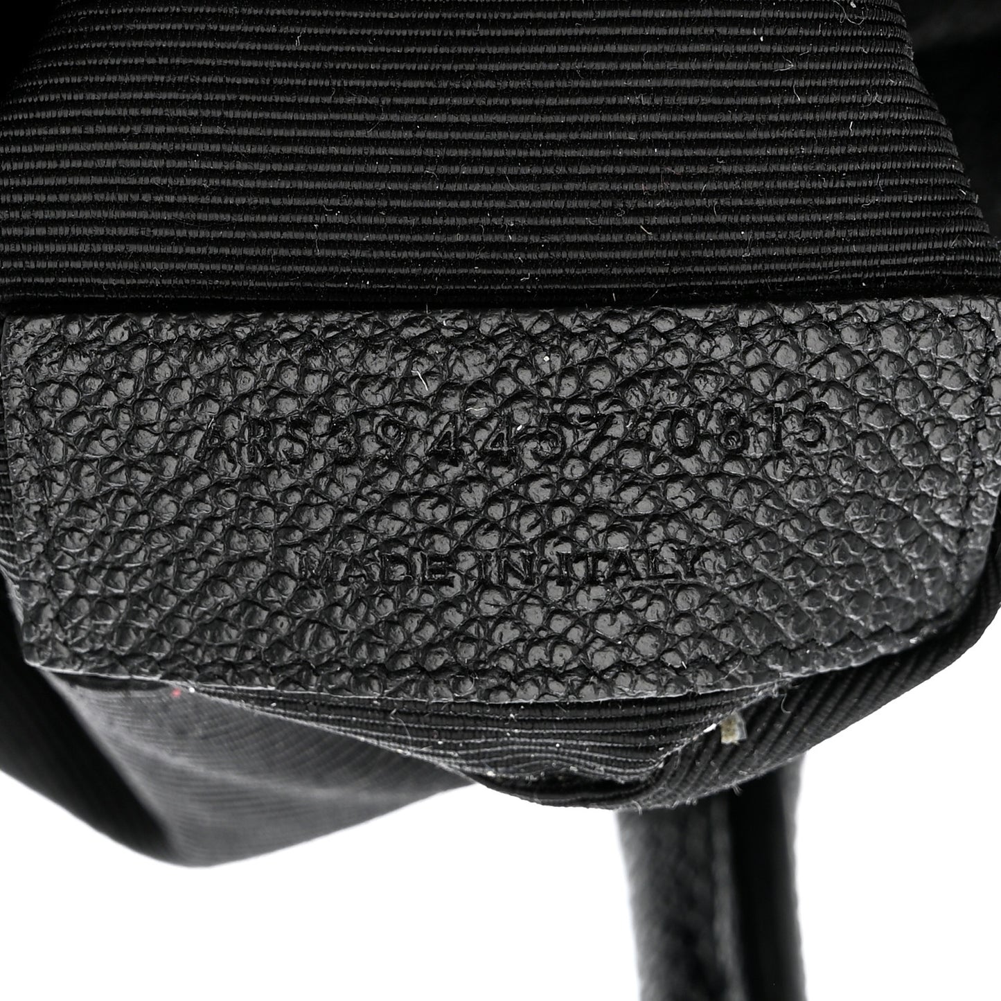 Grained Calfskin Medium Cabas Rive Gauche Black