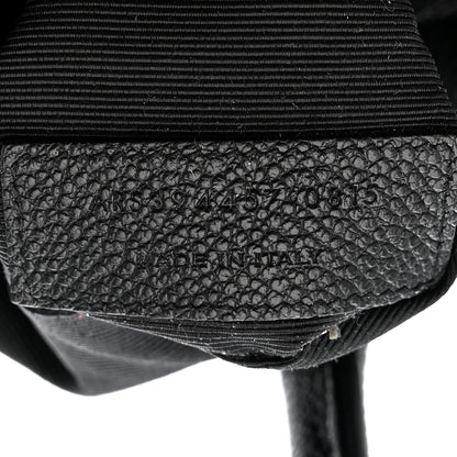 Saint Laurent Grained Calfskin Medium Cabas Rive Gauche Black 12 of 41