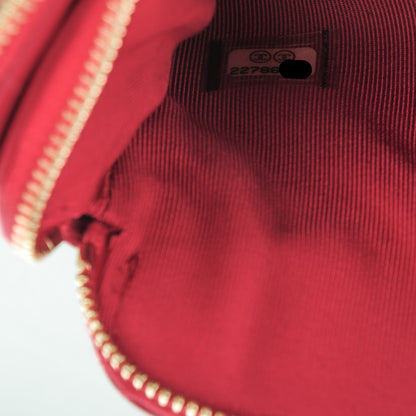 Chanel Lambskin Quilted Small Clutch With Chain Dark Pink 9 of 9