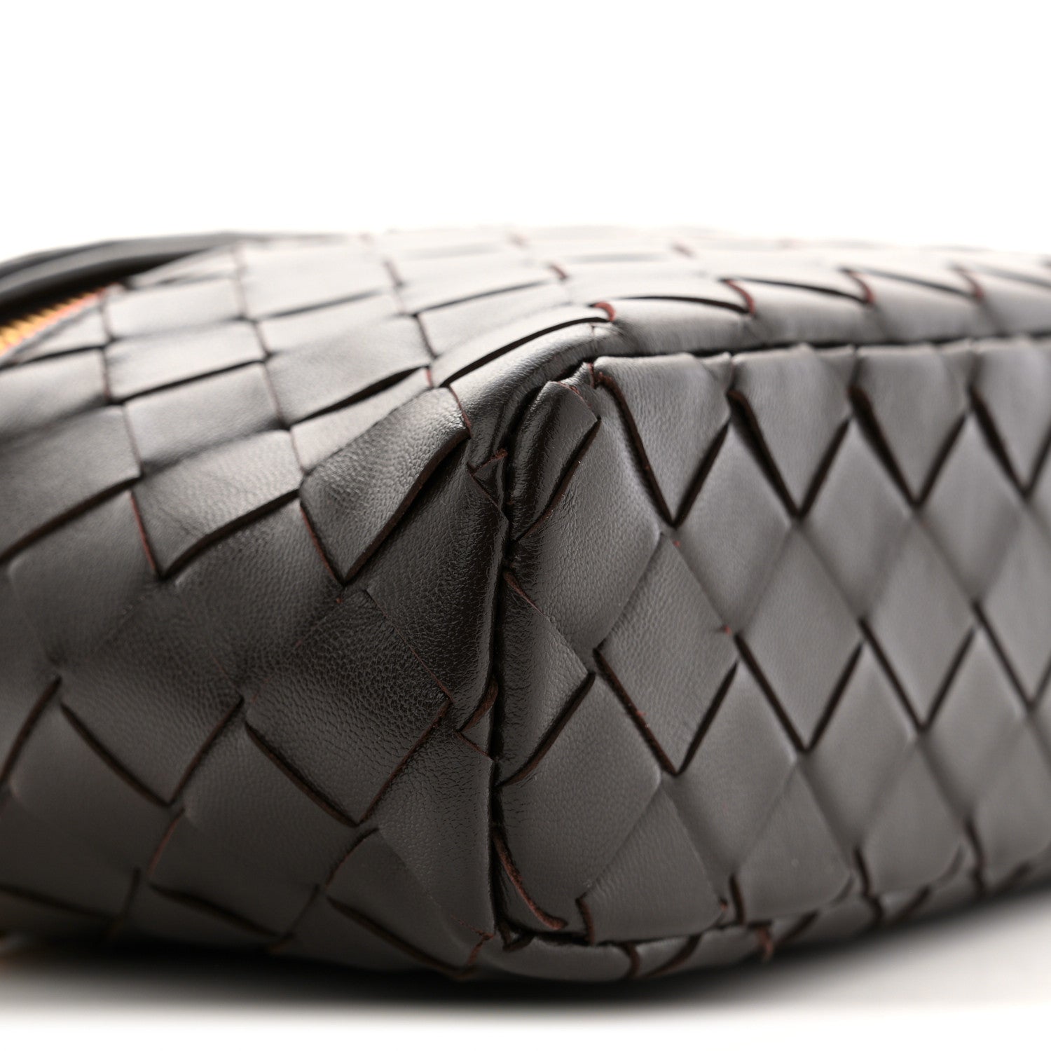 Bottega Veneta Calfskin Intrecciato Bang Bang Vanity Case Fondant 9 of 11