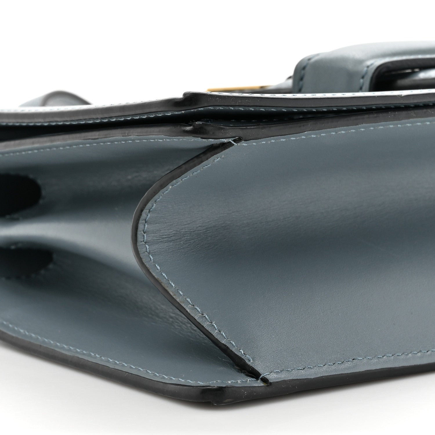 Loewe Calfskin Small Barcelona Shoulder Bag Stone Blue 10 of 14