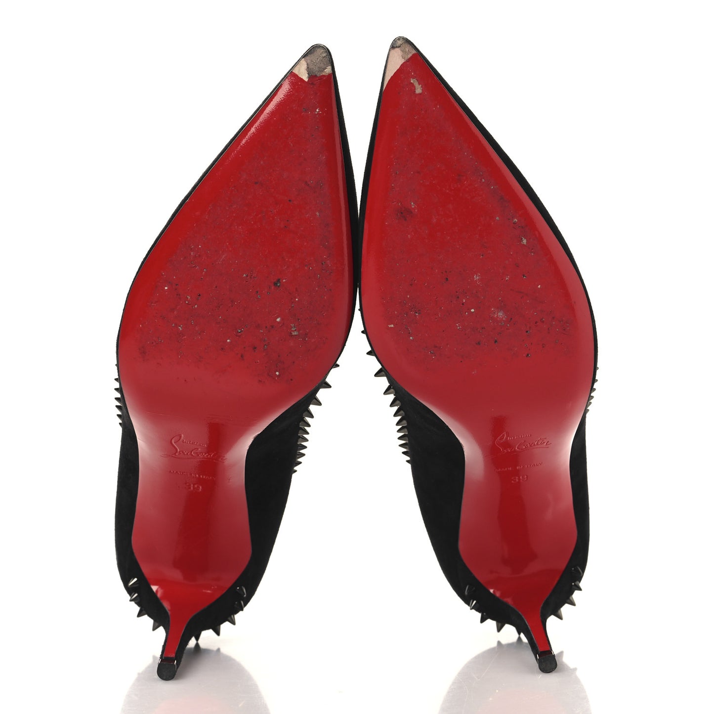 Suede Studded Anjalina 100 Pumps 39 Black