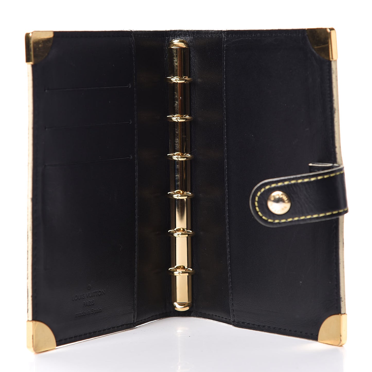 Suhali Small Ring Agenda Cover Black