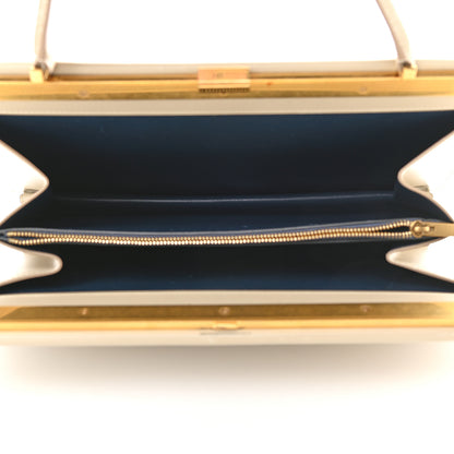 Celine Box Calfskin Medium Clasp Bag Powder 5 of 18