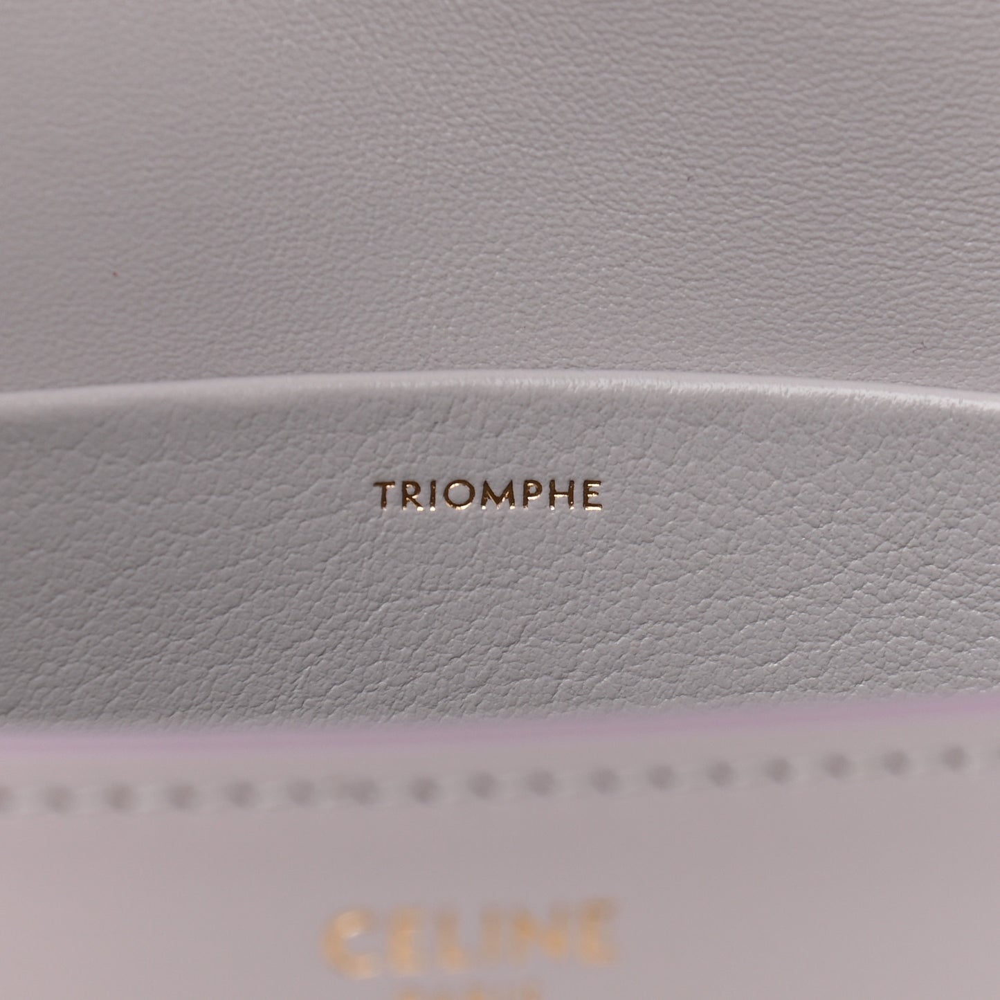 Shiny Calfskin Triomphe Peony