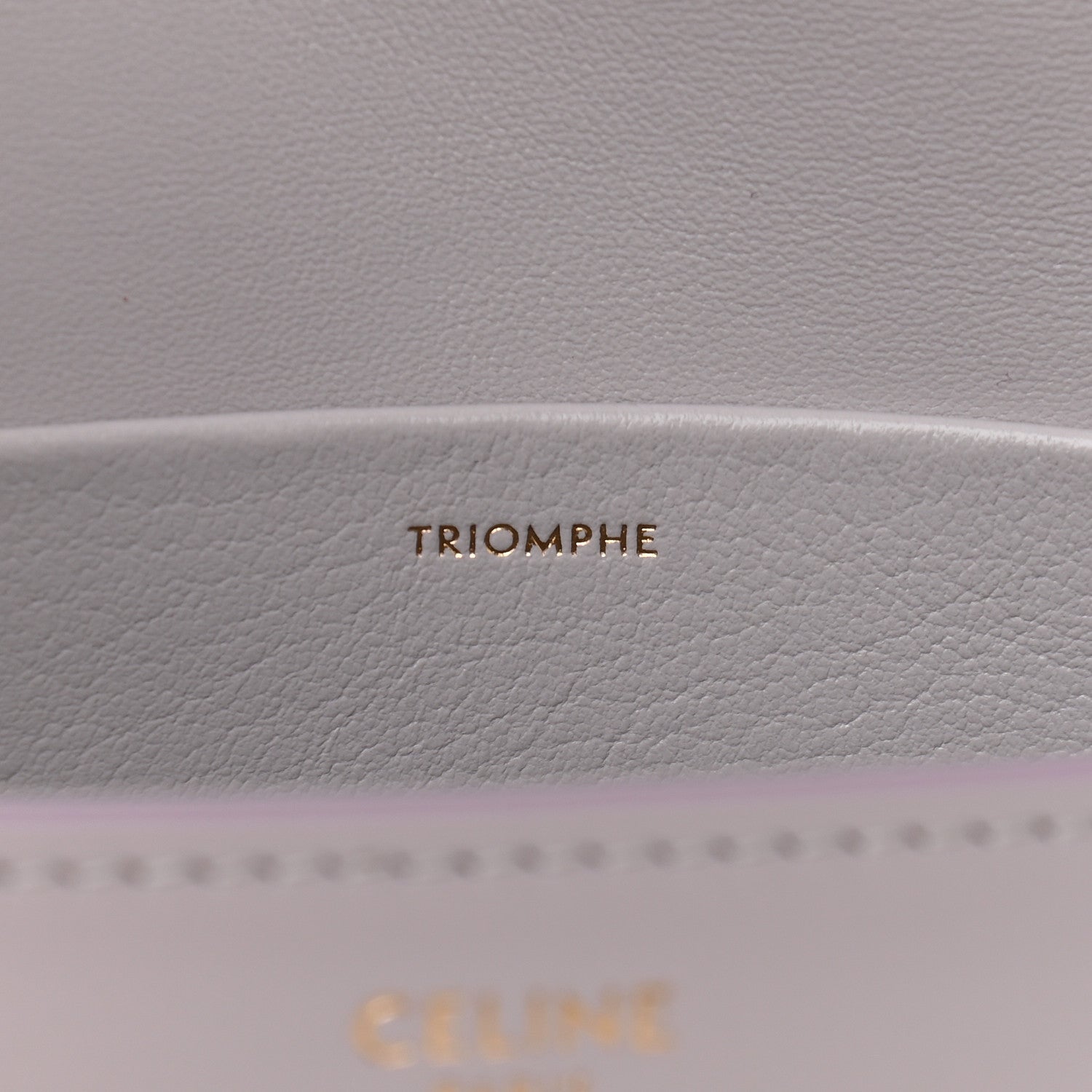 Celine Shiny Calfskin Triomphe Peony 9 of 9