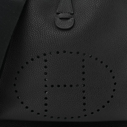 Hermes Taurillon Clemence Evelyne III PM Black 8 of 11