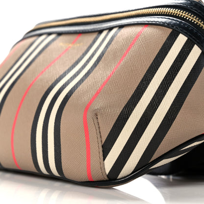 Burberry E-Canvas Icon Stripe Sonny Bum Bag Archive Beige 10 of 10