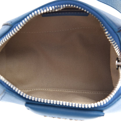 Givenchy Sugar Goatskin Small Antigona Beauty Wristlet Medium Blue 5 of 10