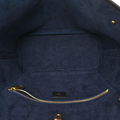 Louis Vuitton Empreinte Monogram Giant Neverfull MM Black 6 of 10