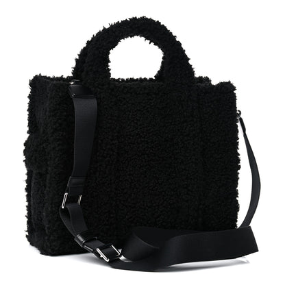 Marc Jacobs Polyester Cotton The Teddy Traveler Tote Bag Black 2 of 9