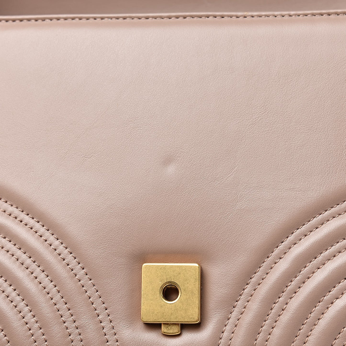 Calfskin Matelasse Small GG Marmont Top Handle Shoulder Bag Porcelain Rose