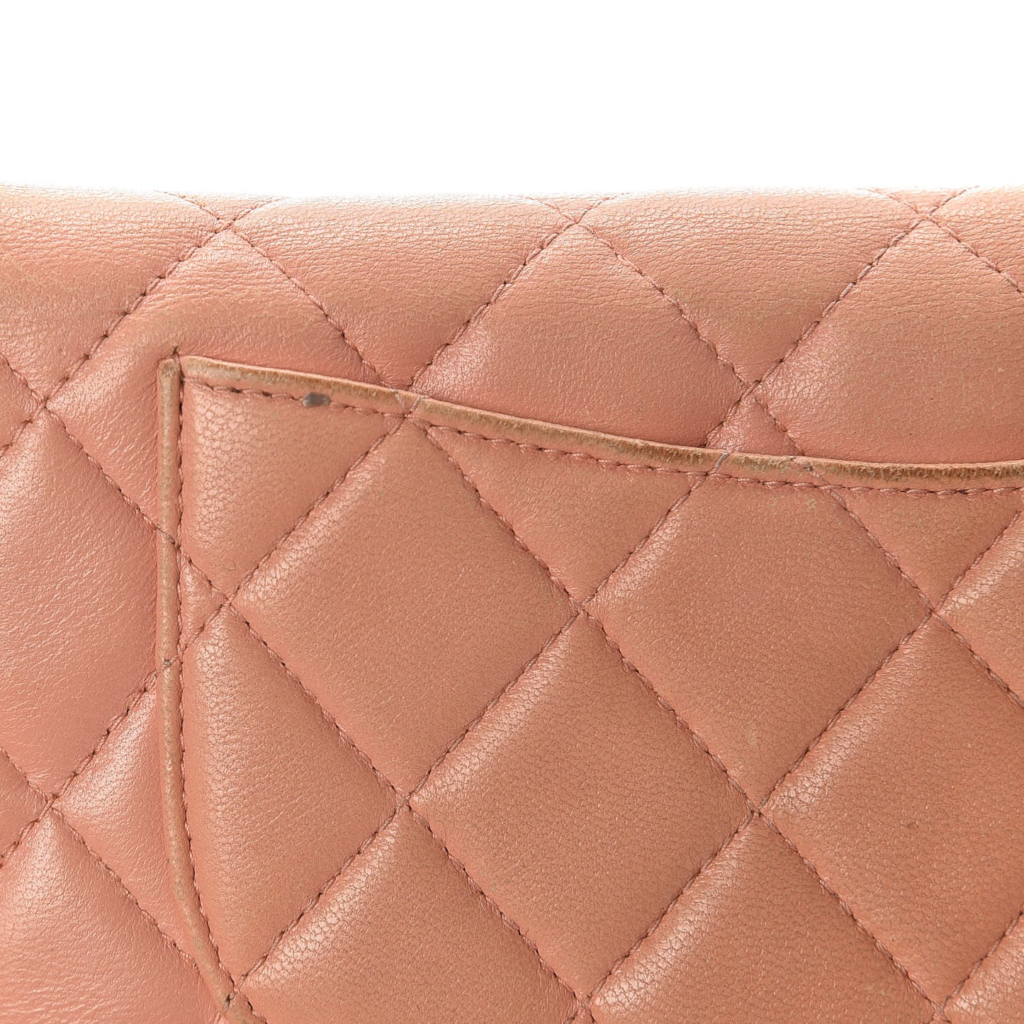 Lambskin Quilted Yen Wallet
