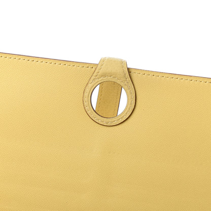 Hermes Togo Dogon Recto Verso Wallet Jaune Poussin 8 of 12