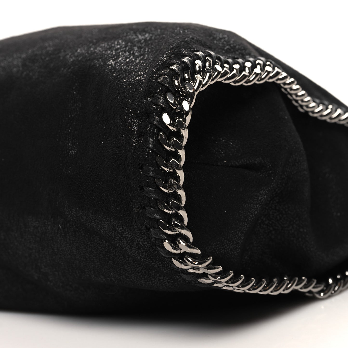 Shaggy Deer Small Falabella Tote Black