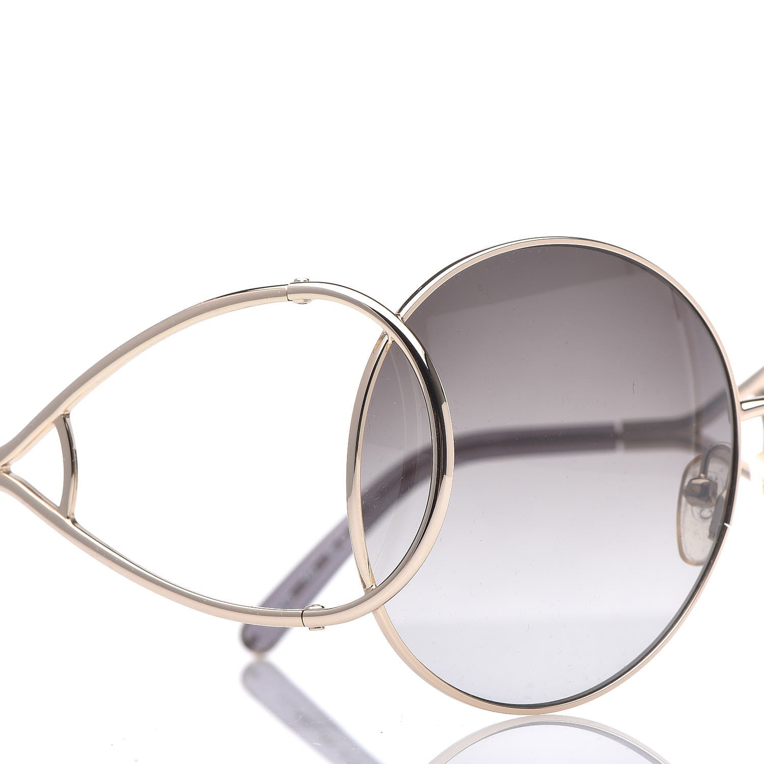 Chloe Jackson Oversized Round Sunglasses CE124S Grey 5 of 8