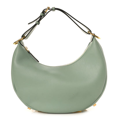 Fendi Vitello Grace Matte Small Fendigraphy Hobo Bag Menta 1 of 8