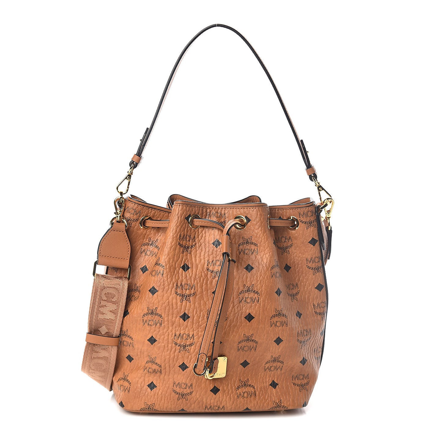 Visetos Essential Drawstring Bag Cognac