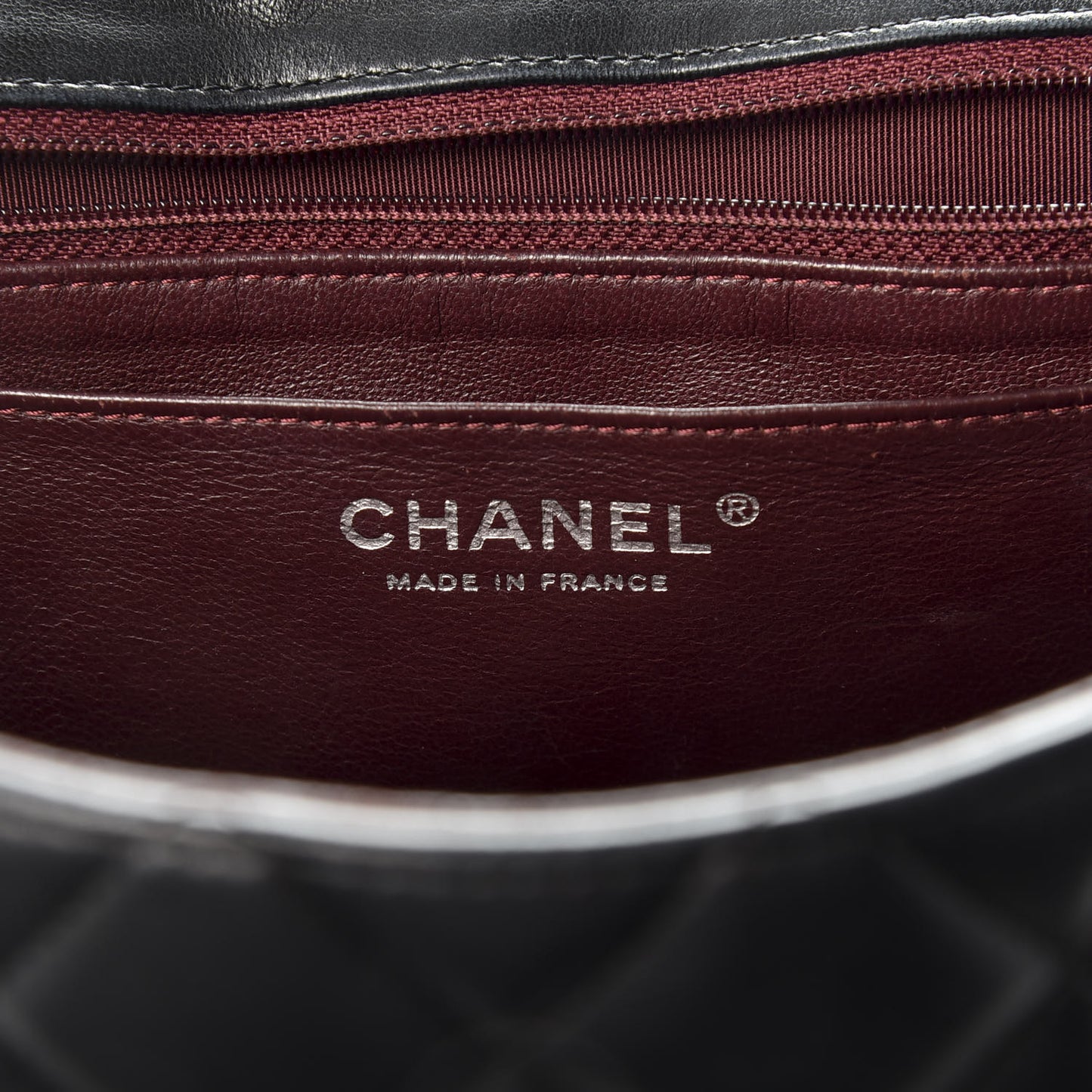 Lambskin Quilted Jumbo Single Flap Black