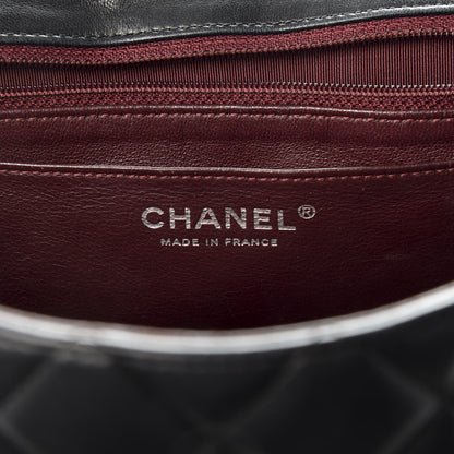 Chanel Lambskin Quilted Jumbo Single Flap Black 7 of 8
